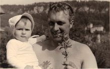 Grandpa and Baby Erika