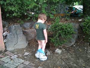 Kid peeing