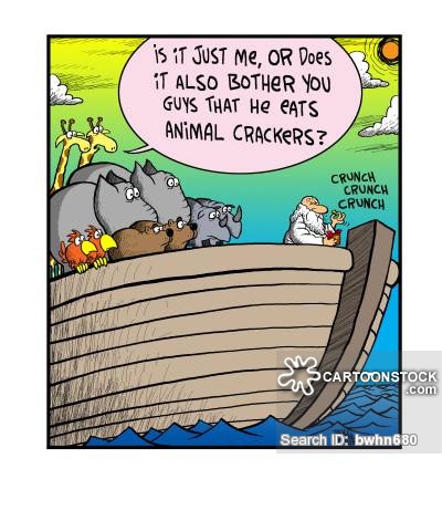 'Is it just me, or does it also bother you guys that he eats animals crackers?'